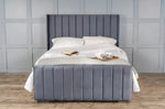 Load image into Gallery viewer, Berlin Wingback Luxury Upholstered Bed
