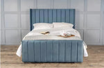 Load image into Gallery viewer, Berlin Wingback Luxury Upholstered Bed
