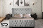 Load image into Gallery viewer, Miami Wingback Curved Chesterfield Luxury Bed
