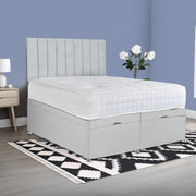 Apollo Storage Bed – Luxury Ottoman Divan with Free-Standing Headboard - BedsnBoards