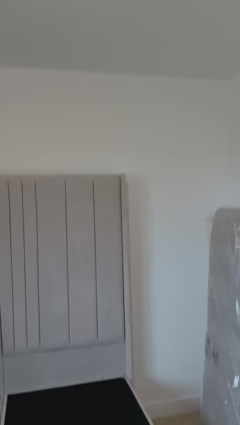 Load video: Manhattan Wingback Bed Frame with Ottoman Storage